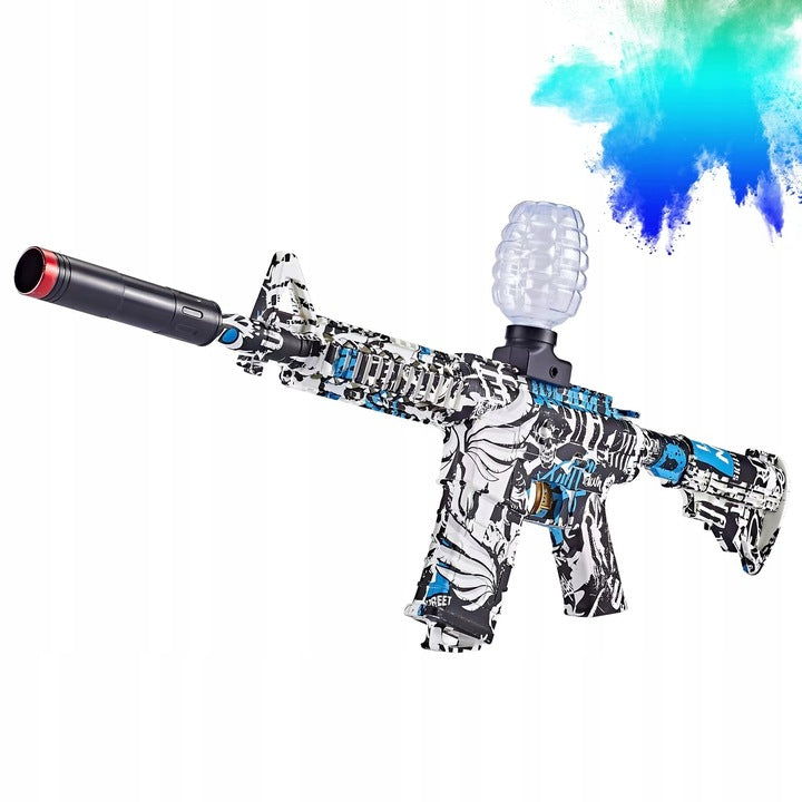 Automatinis pistoletas-šautuvas vandens gelio rutuliukams, saugus, didelis rinkinys