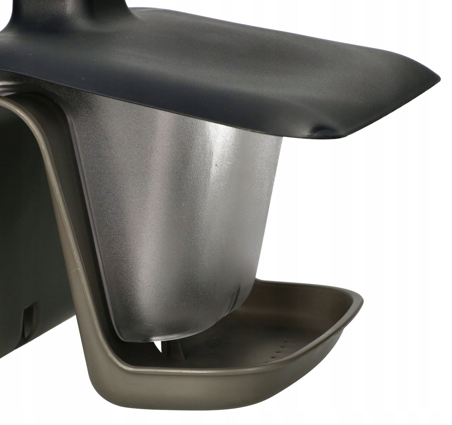 PAUKŠČIŲ LESYKLĖLĖ KABANTIS PLASTIKINIS NAMELIS SKIRTAS GRŪDAMS IR LESALUI SU VIRVELE