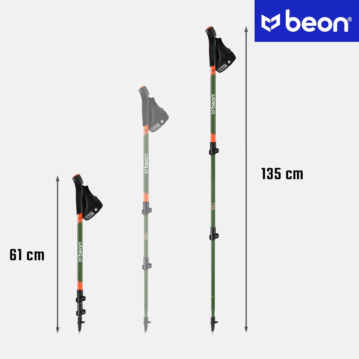 KIJE NORDIC WALKING KIJKI DO CHODZENIA TELESKOPOWE Z WYPINANĄ RĘKAWICZKĄ
