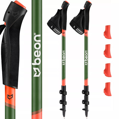 KIJE NORDIC WALKING KIJKI DO CHODZENIA TELESKOPOWE Z WYPINANĄ RĘKAWICZKĄ