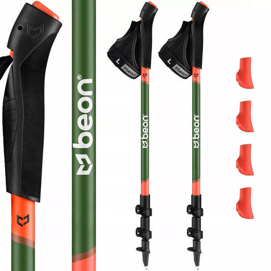 KIJE NORDIC WALKING KIJKI DO CHODZENIA TELESKOPOWE Z WYPINANĄ RĘKAWICZKĄ