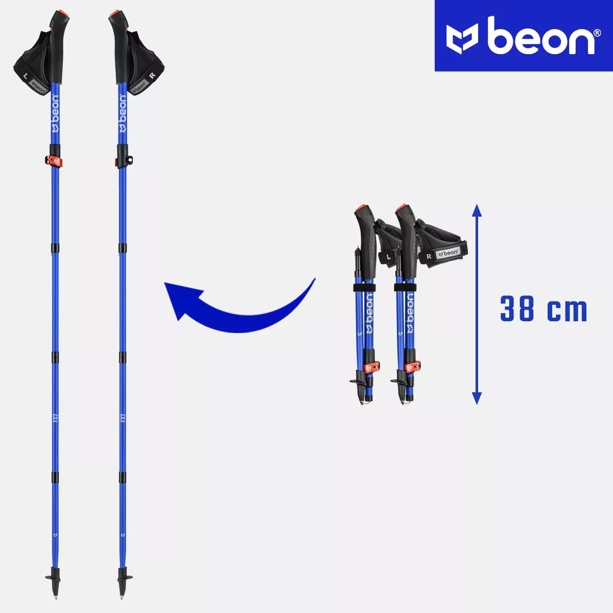 SUDINĖS NORDIC WALKING LAZDOS, SKIRTOS LAZDŲ PAĖJIMUI, REGULIUOJAMOS