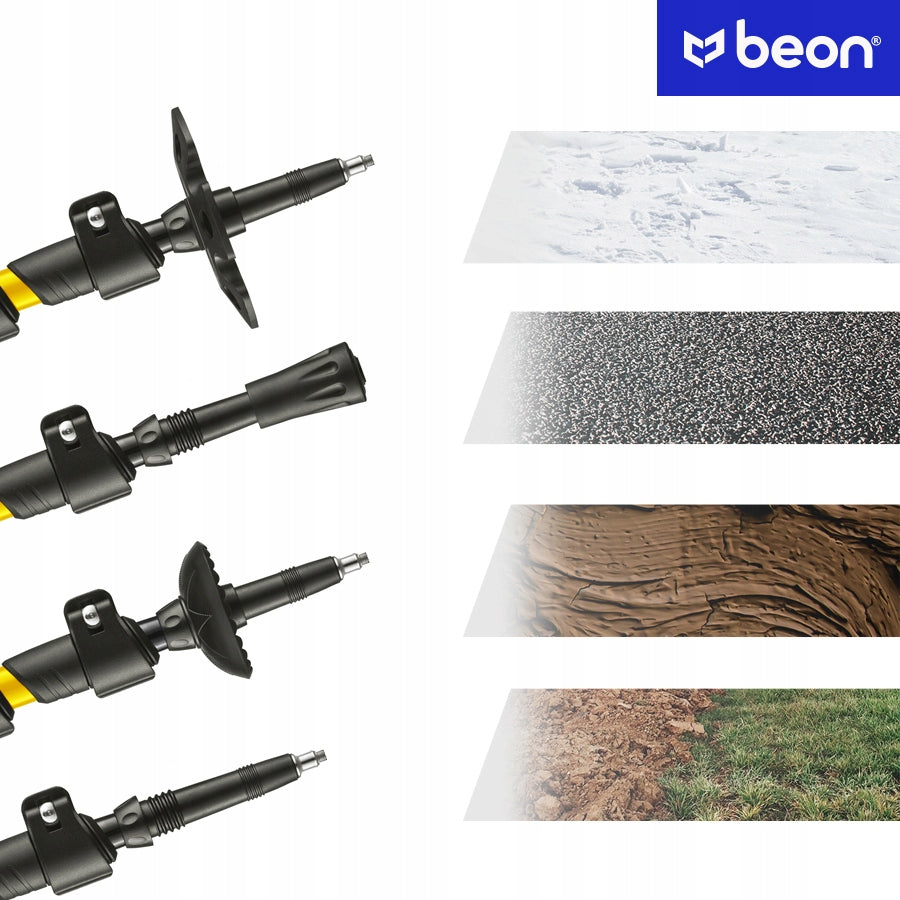 SUDEDAMOSIOS TREKINGO LAZDOS SKAITINĖS LAZDYS ALIUMININĖS TELESKOPINĖS