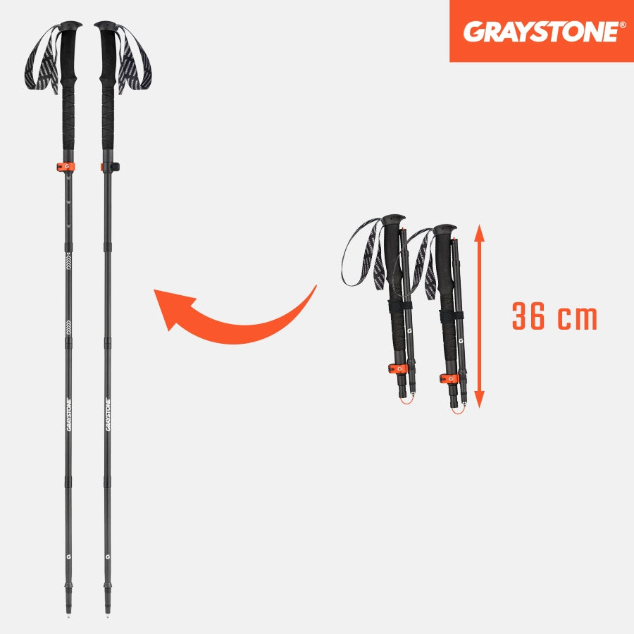 SUDARKYNĖS TREKINGO LAZDELĖS, SULANKSTOMOS LAZDOS KALNIJOMS, ŽYGIAVIMUI KALNUOSE, REGULIUOJAMOS