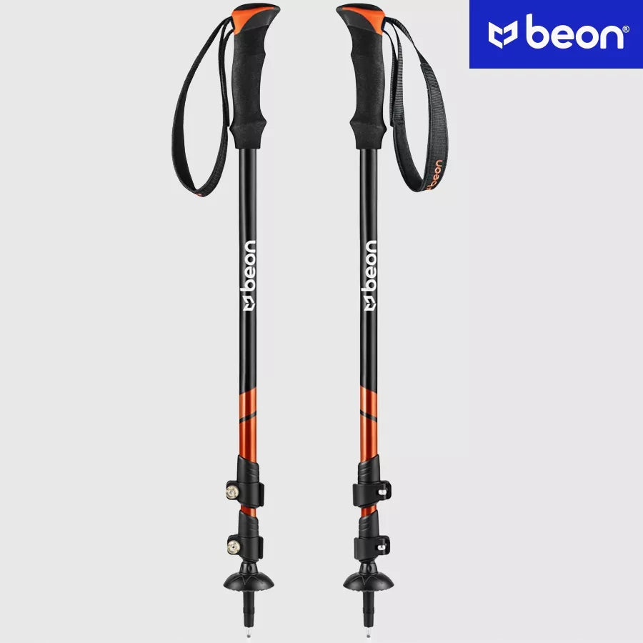 KIJKI NORDIC WALKING KIJE TREKKINGOWE SKŁADANE REGULOWANE DO CHODZENIA BEON