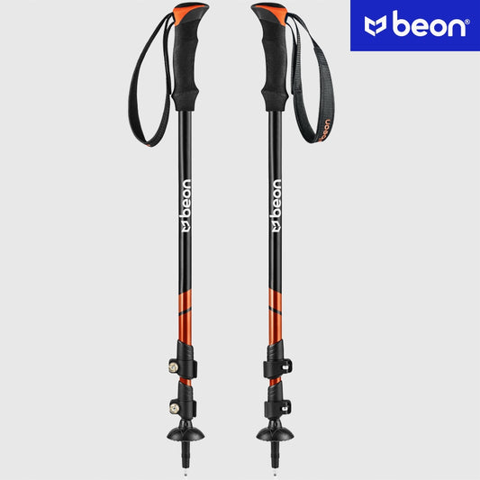 KIJKI NORDIC WALKING KIJE TREKKINGOWE SKŁADANE REGULOWANE DO CHODZENIA BEON