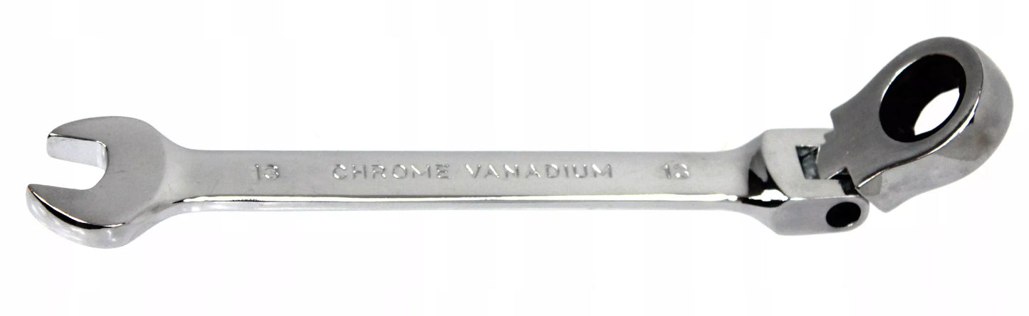 Kombinuoti lankstiniai raktai su terkšle 8-19mm, 12 vnt. rinkinys