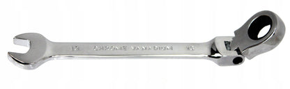 Kombinuoti lankstiniai raktai su terkšle 8-19mm, 12 vnt. rinkinys