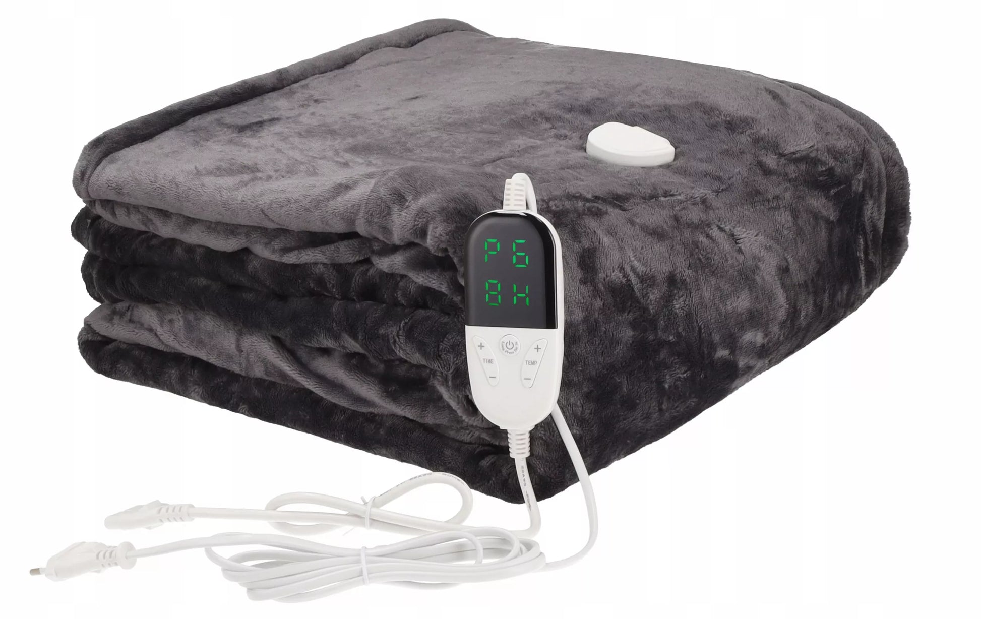 ELEKTRINIS DIDELIS ŠILTAS minkštas storas šildymo kilimėlis PILOTAS LAIKMATIS 120W 150x180cm