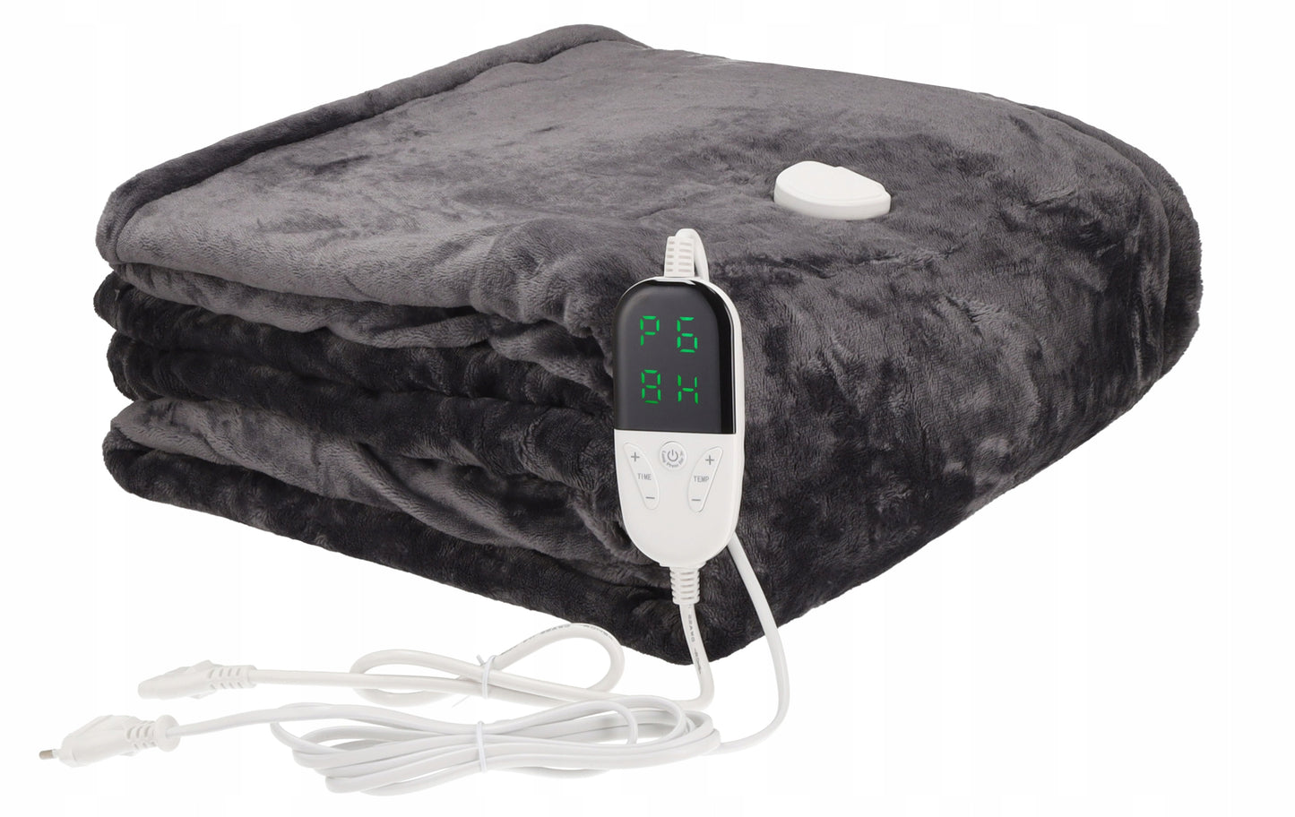 ELEKTRINIS DIDELIS ŠILTAS minkštas storas šildymo kilimėlis PILOTAS LAIKMATIS 120W 150x180cm