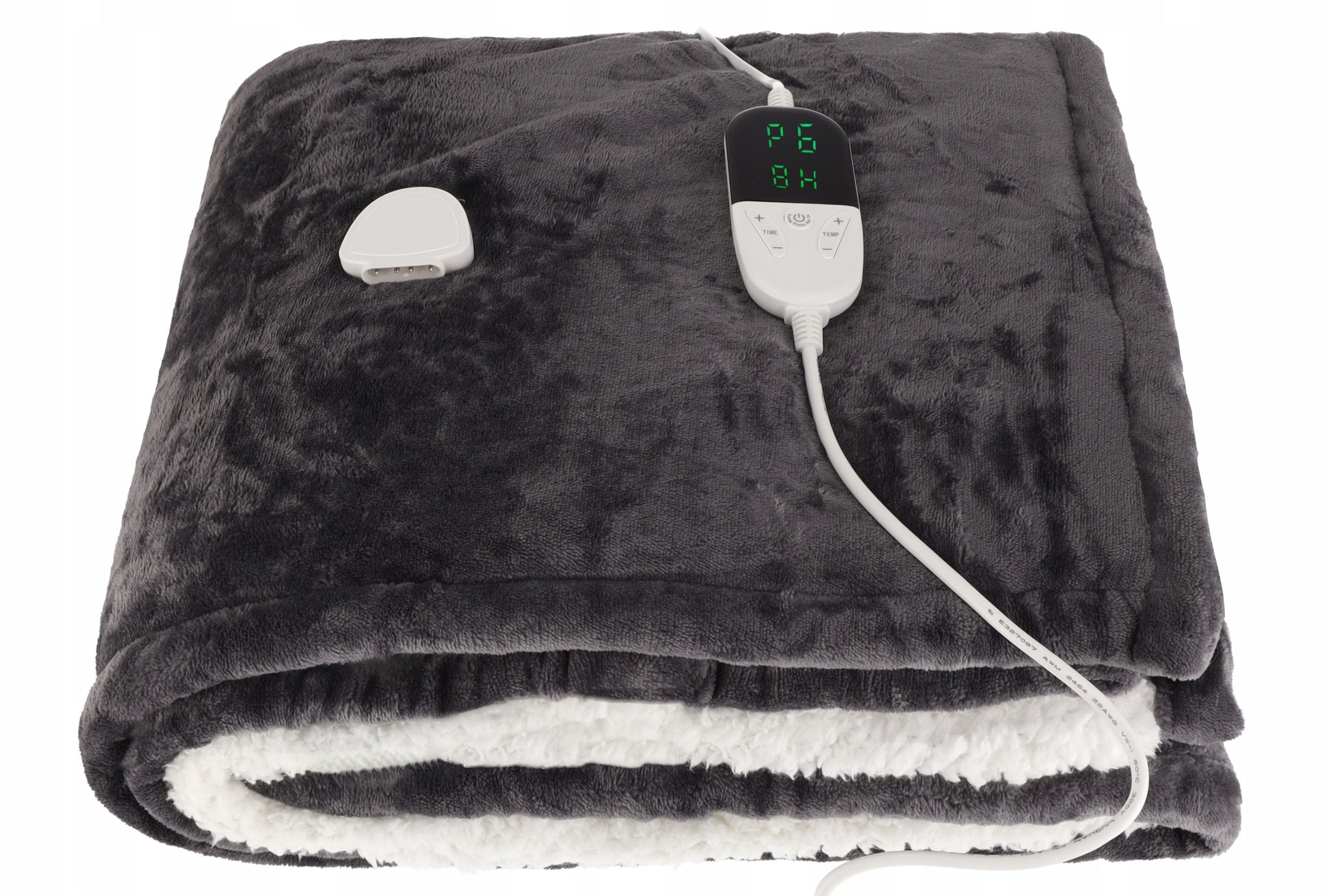 ELEKTRINIS DIDELIS ŠILTAS minkštas storas šildymo kilimėlis PILOTAS LAIKMATIS 120W 150x180cm