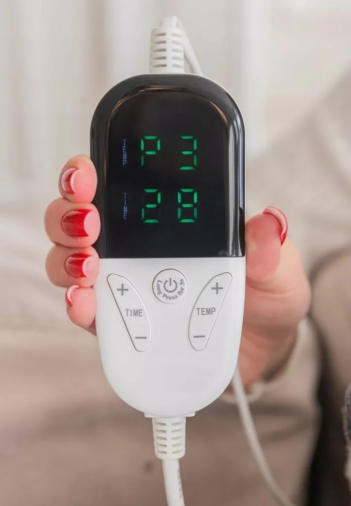 ELEKTRINIS DIDELIS ŠILTAS minkštas storas šildymo kilimėlis PILOTAS LAIKMATIS 120W 150x180cm
