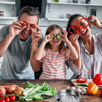 12 vnt. plieninių virtuvės puodų ir keptuvės komplektas su dangteliais