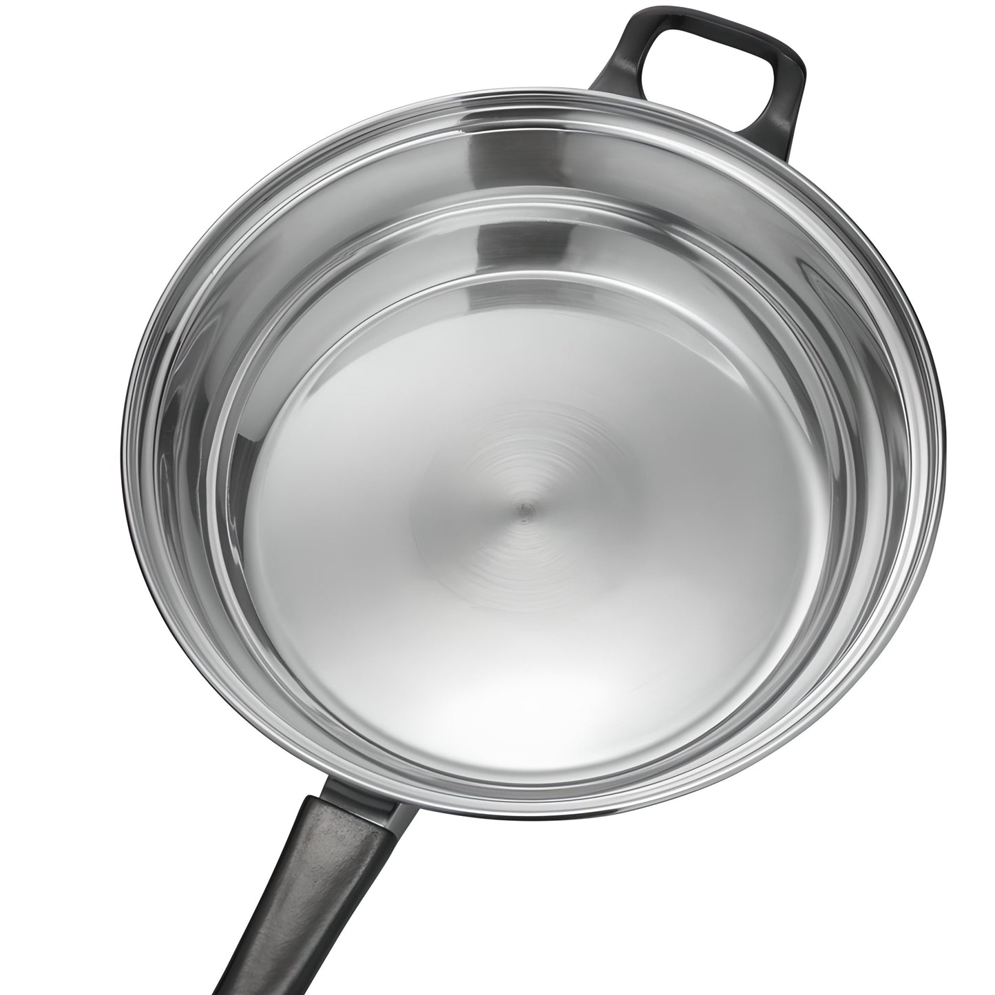 12 vnt. plieninių virtuvės puodų ir keptuvės komplektas su dangteliais