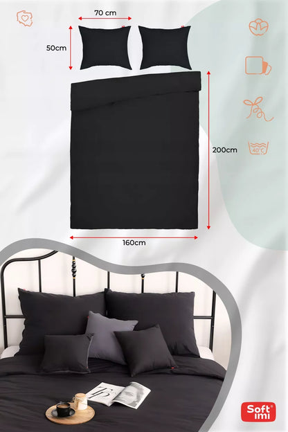 Patalynės komplektas 160x200, 100% medvilnė, + 2 užvalkalai 50x70, medvilninė patalynė