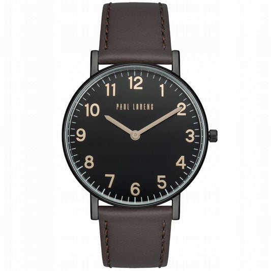 Vyriškas dovanų komplektas PAUL LORENS - Laikrodis + Apyrankė (zg370f)