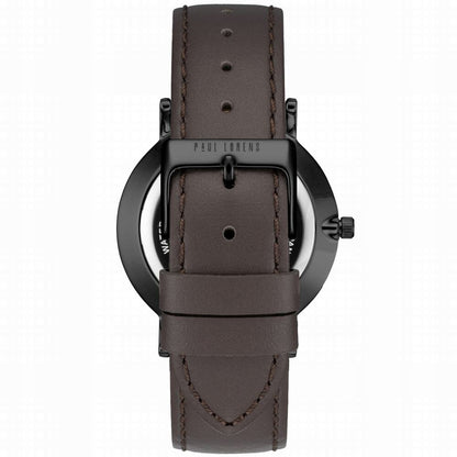Vyriškas dovanų komplektas PAUL LORENS - Laikrodis + Apyrankė (zg370f)