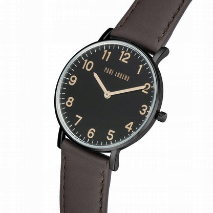 Vyriškas dovanų komplektas PAUL LORENS - Laikrodis + Apyrankė (zg370f)