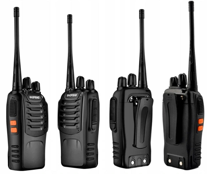 TRUMPABANGIS 2x RADIJOSTATĖLĖ BAOFENG BF-888S PMR DIDELIS ATSKIRTIS RADIJO TELEFONAS