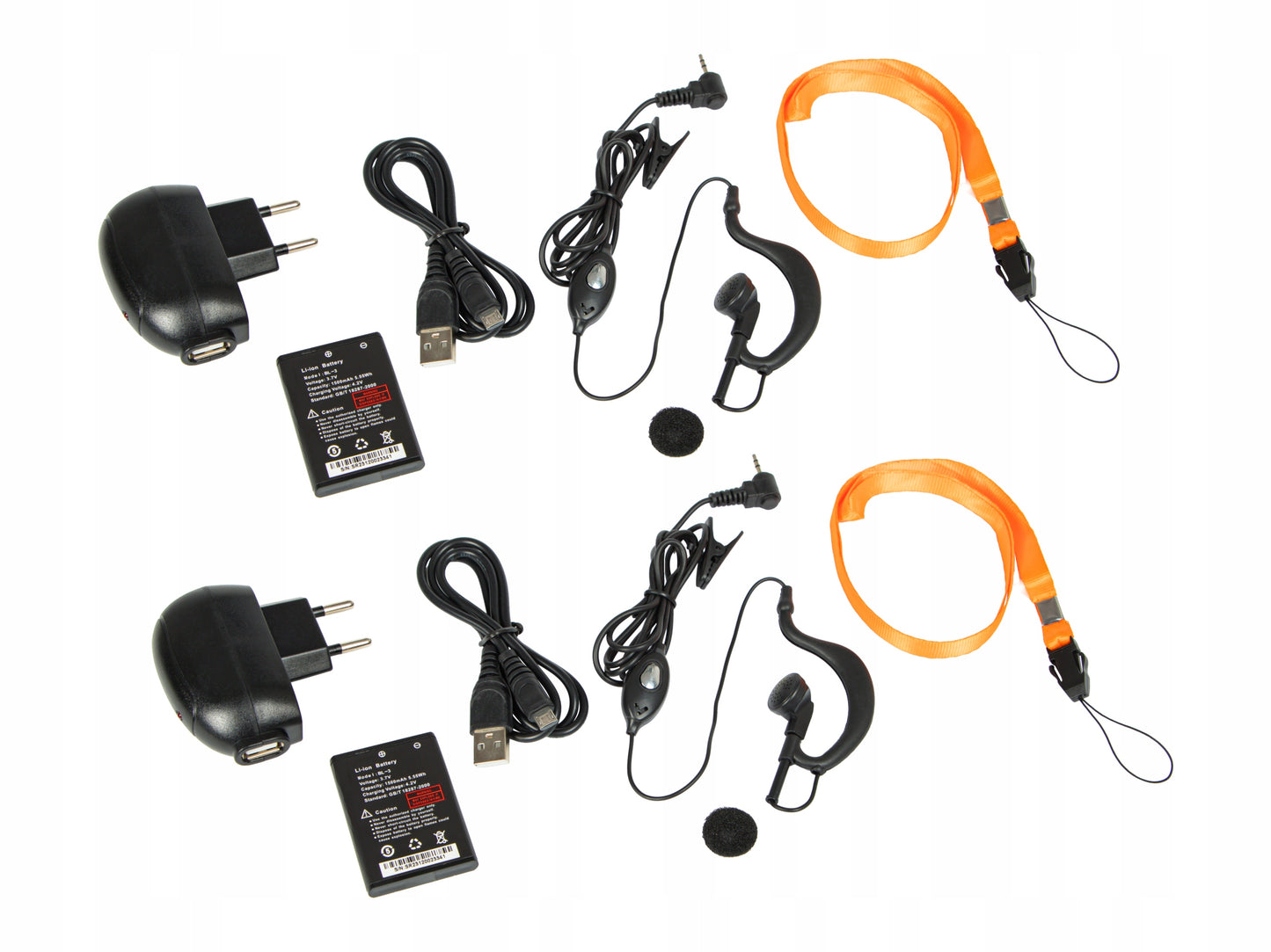 TRUMASIS RADIOTELEFONAS 2x WALKIE TALKIE BAOFENG BF-T6 PMR, DIDELIS VEIKIMO ATSTUMAS