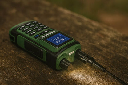 TRUMASIS RADIOTELEFONAS 2x WALKIE TALKIE BAOFENG UV-17 DIDELIO VEIKIMO NUOTOLIO