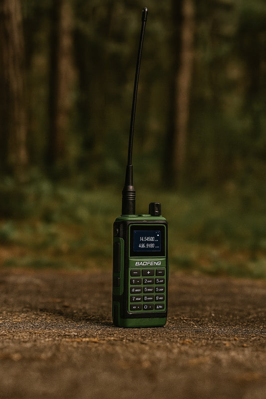 TRUMASIS RADIOTELEFONAS 2x WALKIE TALKIE BAOFENG UV-17 DIDELIO VEIKIMO NUOTOLIO