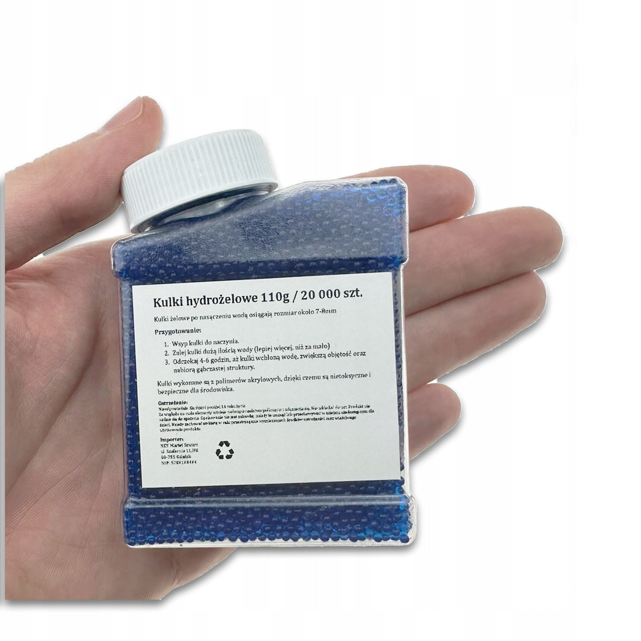 ŽELE KULKOS 50 000vnt. 7-8mm skirtos PISTOLETO ŠAUTUVUI MĖLYNOS