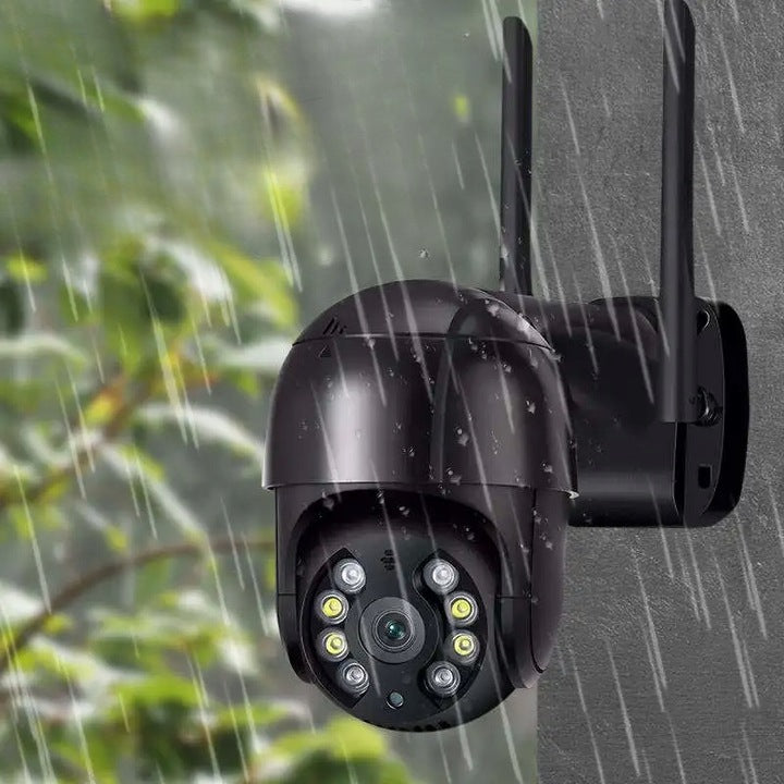 Vidinė/Lauko IP kamera, namų stebėjimas, signalizacija, WiFi, juoda - Eurolook