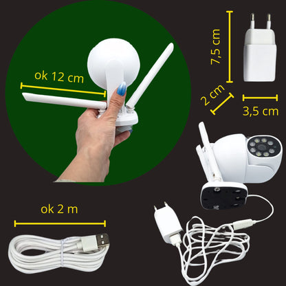 IP kamera vidinė, lauko HOUSECAMS tiesioginė peržiūra