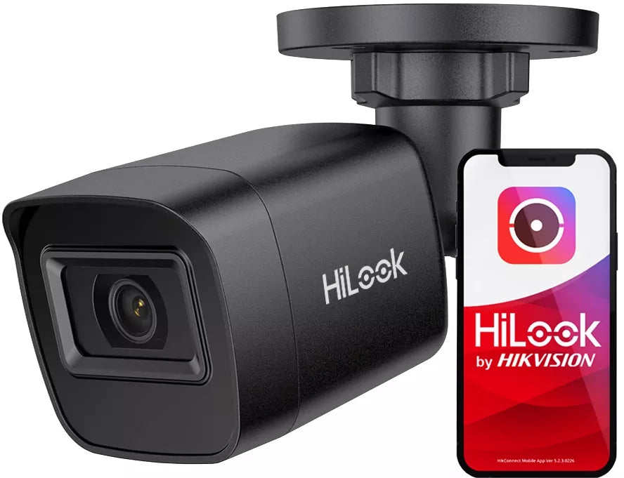 IP kamera vidinis/lauko Hikvision IPC-B141H-C(2.8mm)BLACK HILOOK