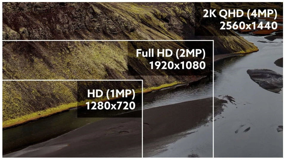 IP kamera vidinis/lauko Hikvision IPC-B141H-C(2.8mm)BLACK HILOOK