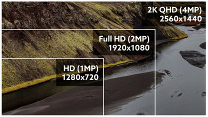 IP kamera vidinis/lauko Hikvision IPC-B141H-C(2.8mm)BLACK HILOOK