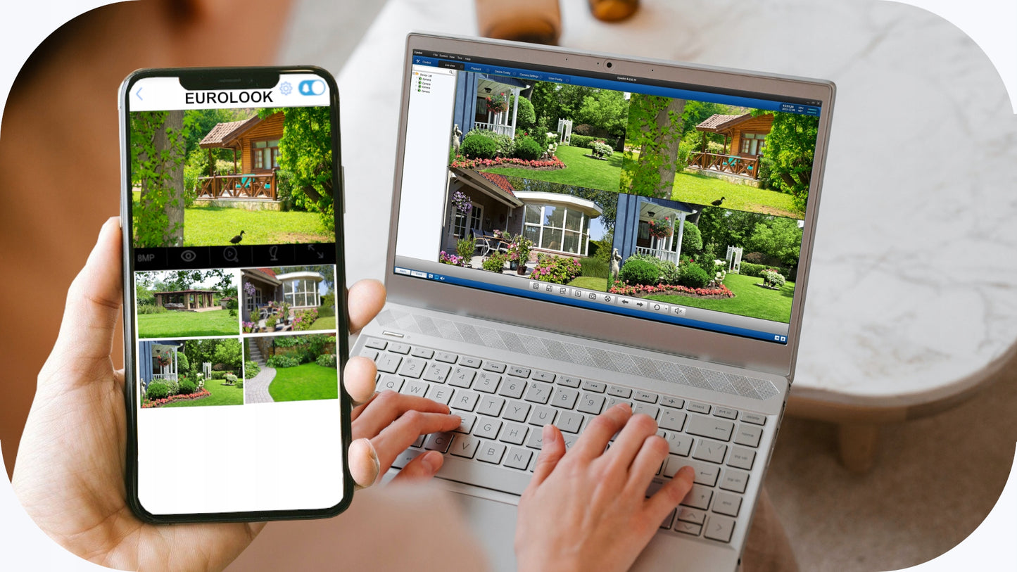 Lauko kamera WiFi 8MPx 4K Ultra HD ZOOM Belaidė Metalinis korpusas