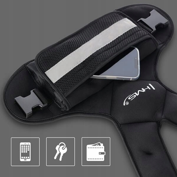 Reguliuojama 9kg svorinė liemenė fitnesui, traukos pratimams NILS