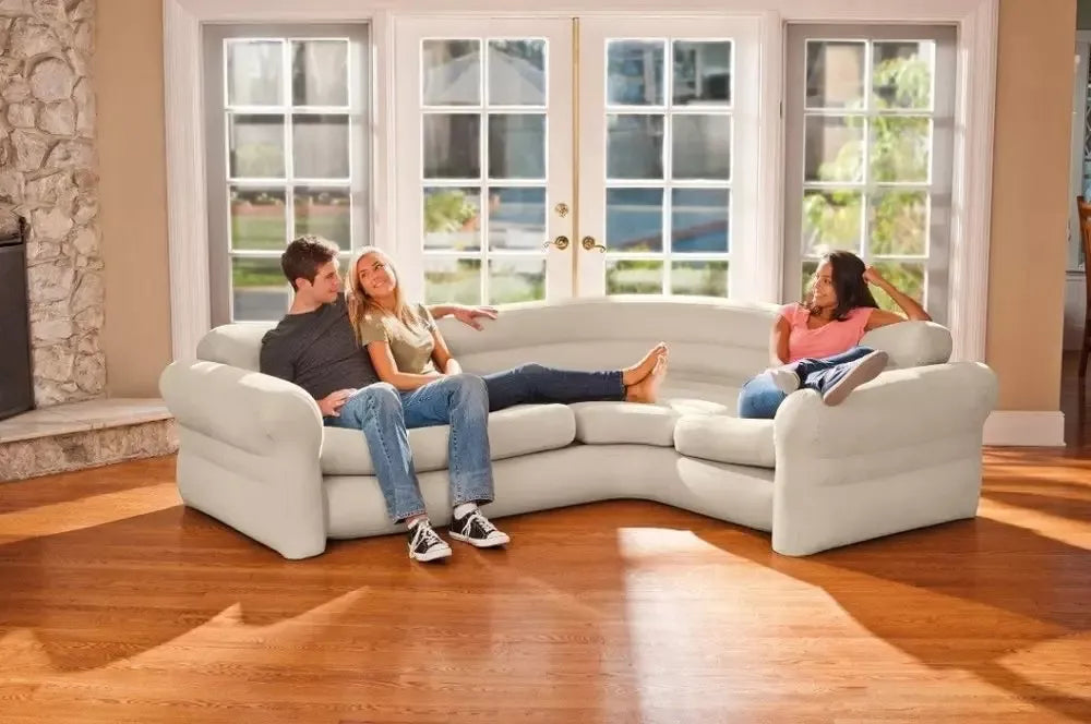 Pripučiama sofa-lova Intex 68575NP 230V 257x76x203 cm