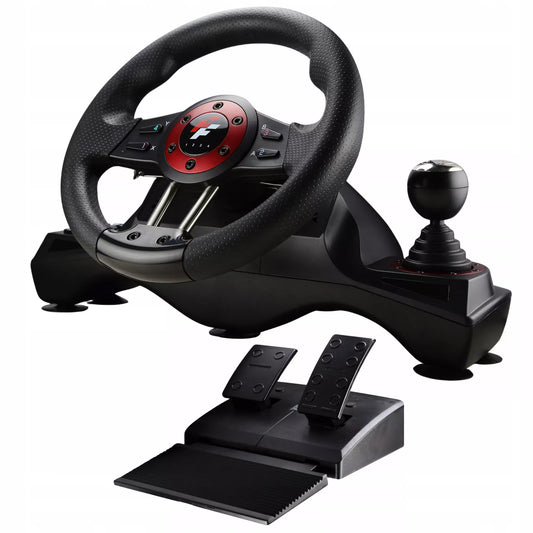 Žaidimų vairas FLASHFIRE WH2304V 270° + Pedalai PC PS4 Switch Xbox