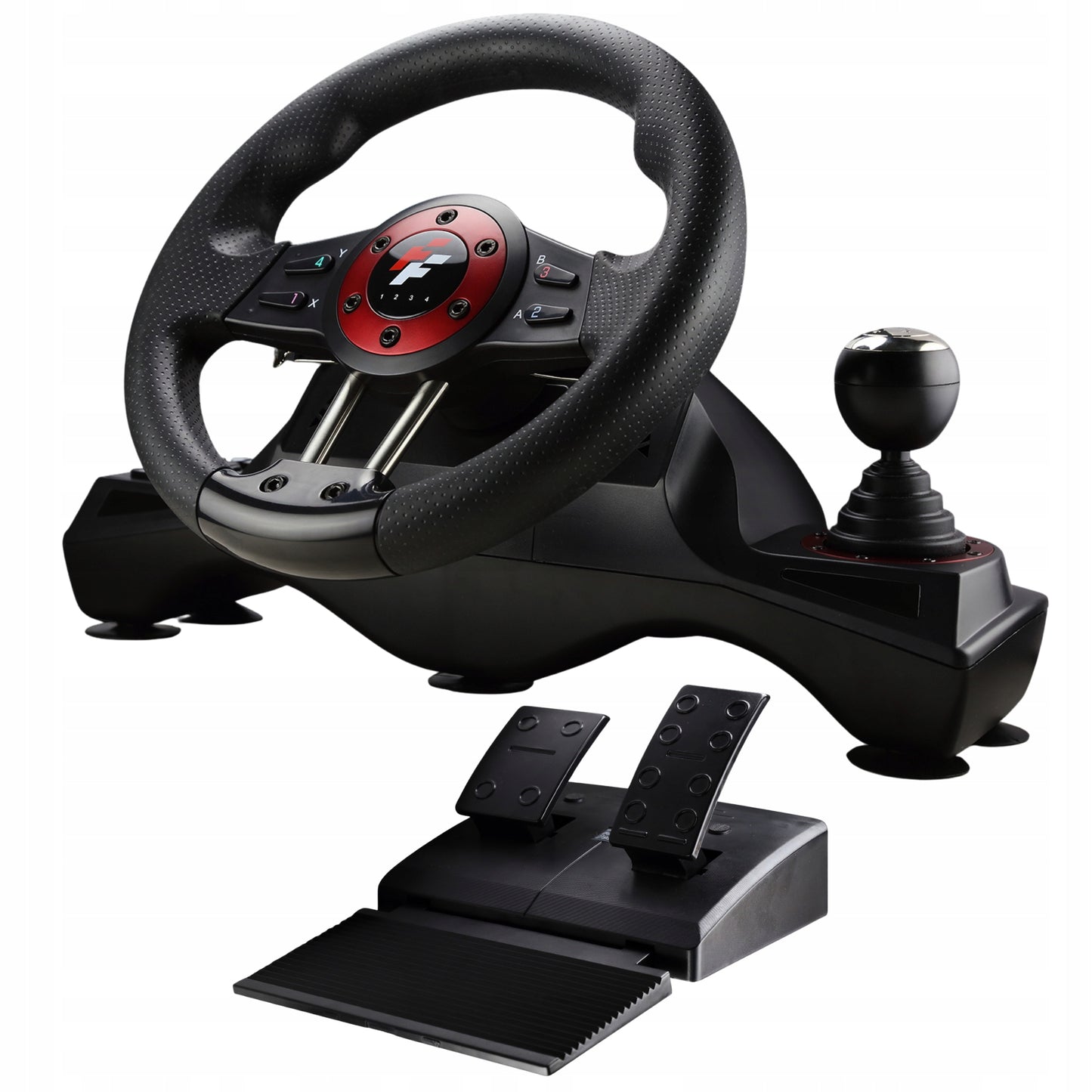 Žaidimų vairas FLASHFIRE WH2304V 270° + Pedalai PC PS4 Switch Xbox