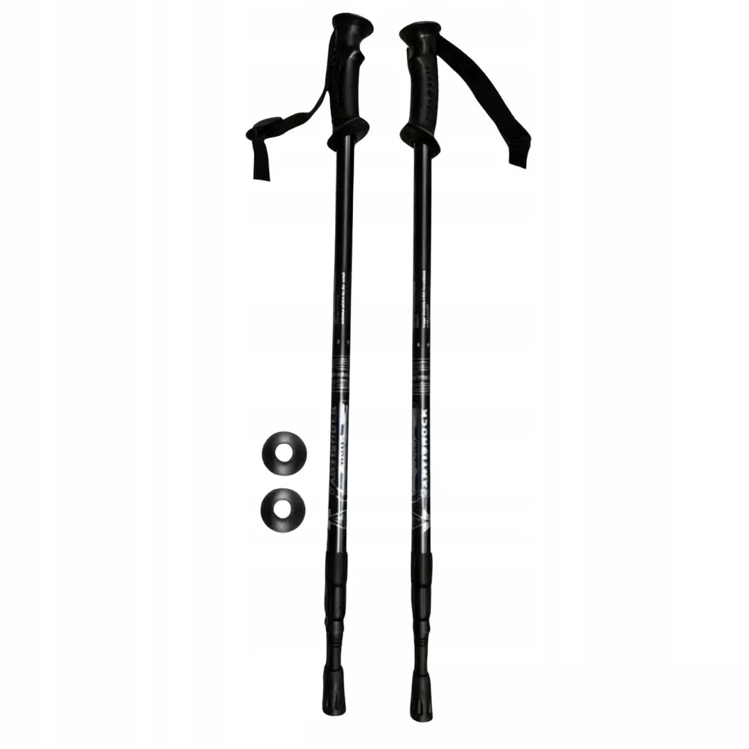 Teleskopinės 3-segmentės sulankstomos Nordic Walking / Trekingo lazdelės
