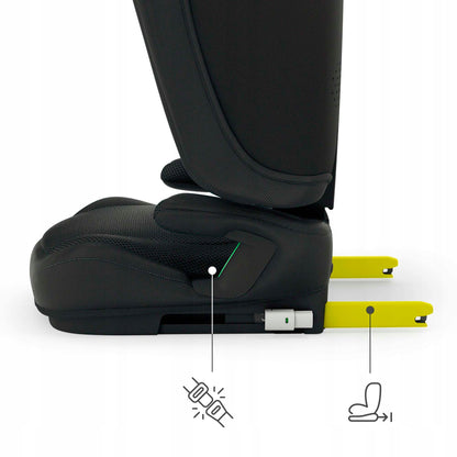 Kinderkraft automobilinė kėdutė 3,5-12 metų 100-150 cm 15-36 kg UNITY 2 juodas