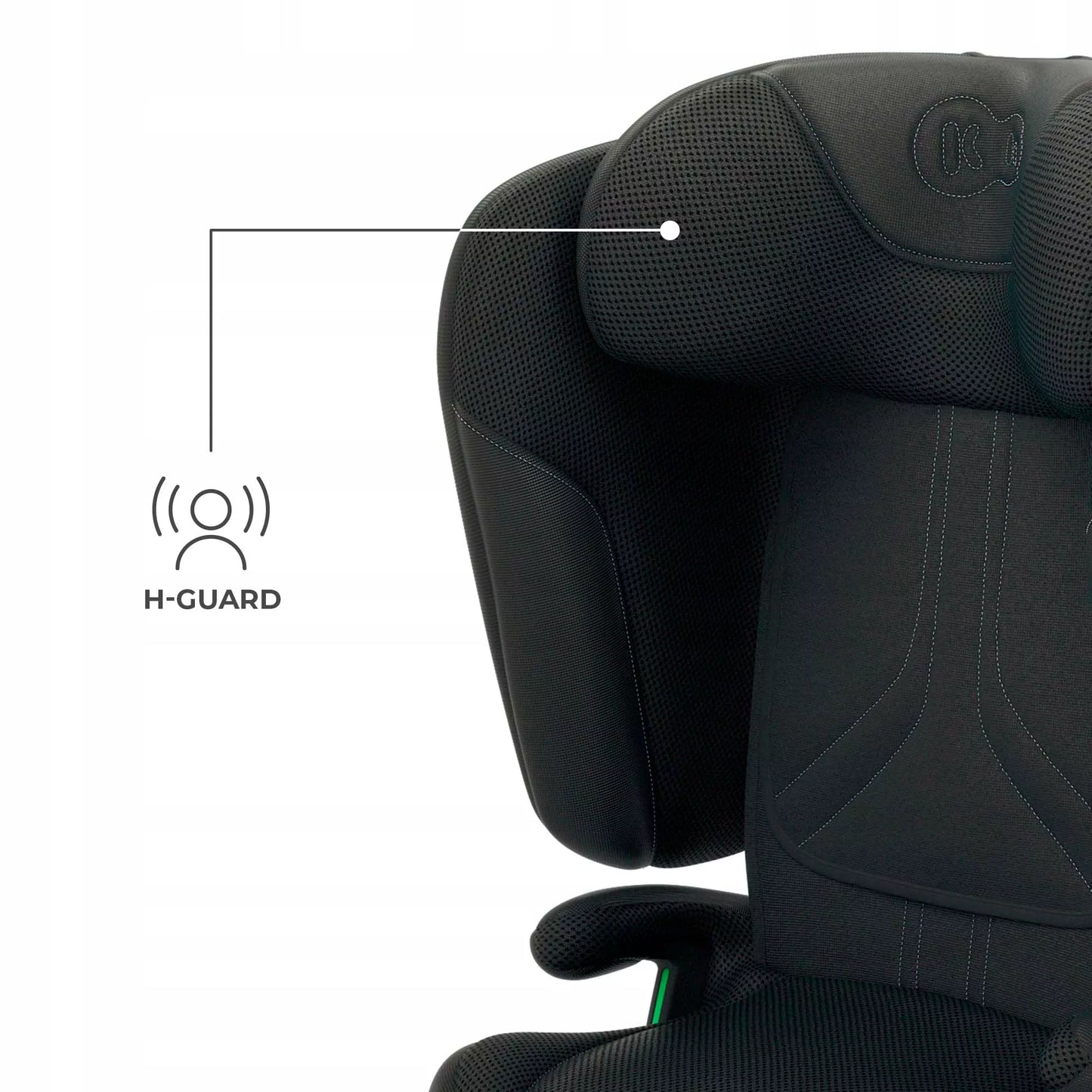 Kinderkraft automobilinė kėdutė 3,5-12 metų 100-150 cm 15-36 kg UNITY 2 juodas