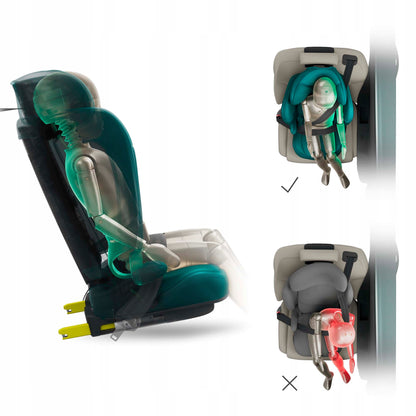 Kinderkraft automobilinė kėdutė 3,5-12 metų 100-150 cm 15-36 kg UNITY 2 juodas