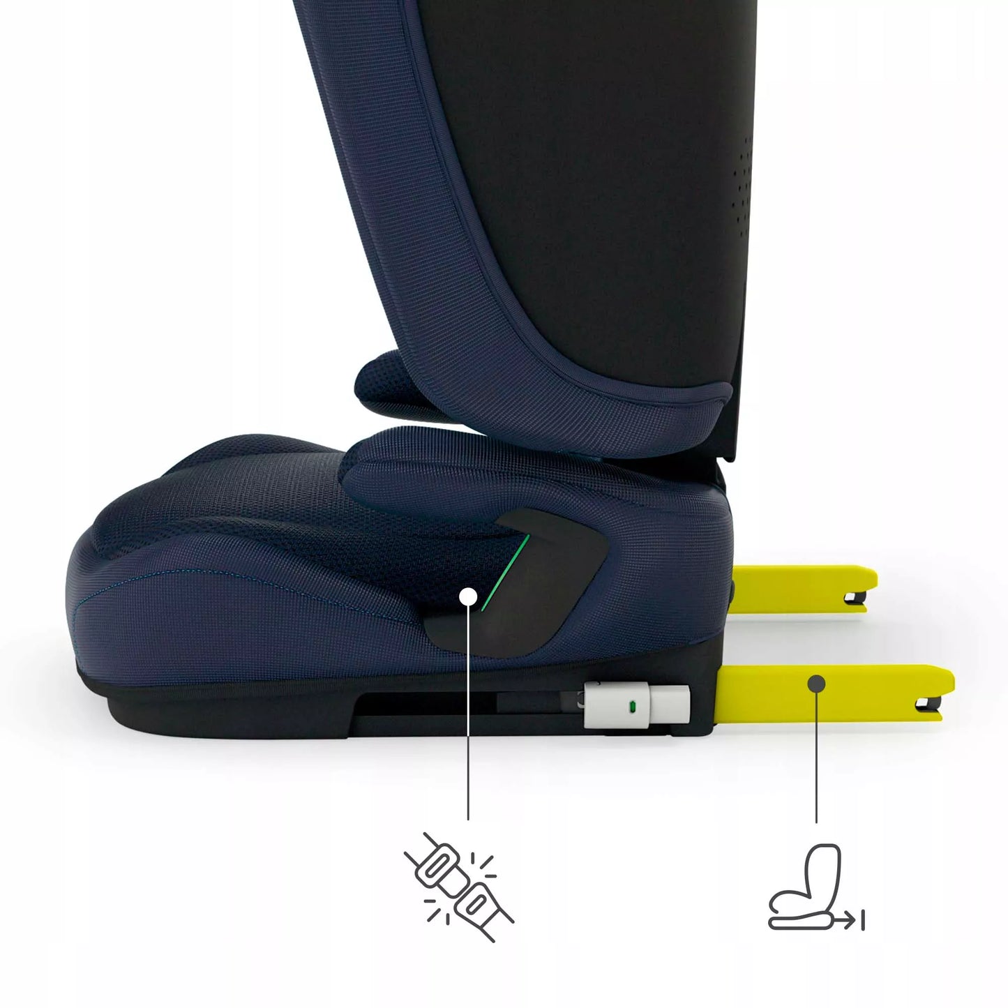 Kinderkraft Automobilinė kėdutė 3,5-12 metų 100-150 cm 15-36 kg UNITY 2 Tamsiai mėlynos spalvos