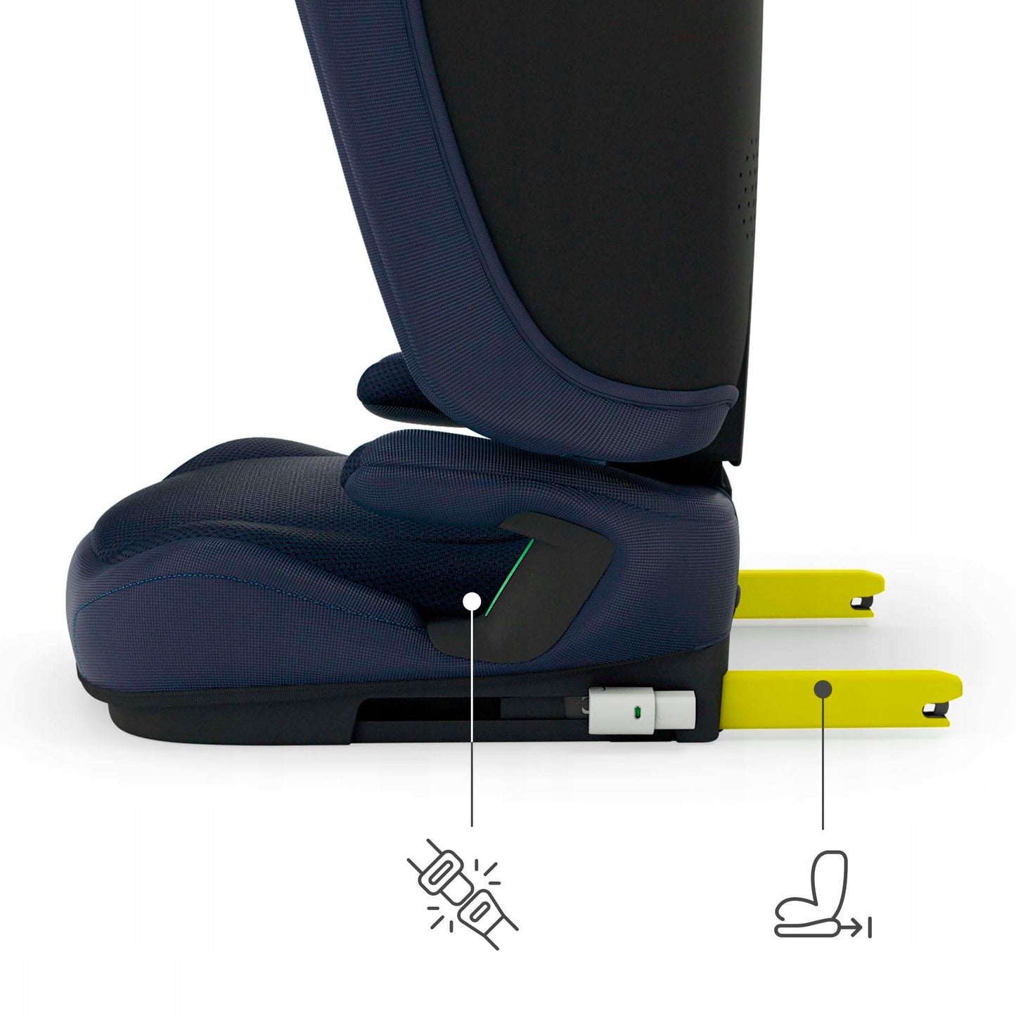 Kinderkraft Automobilinė kėdutė 3,5-12 metų 100-150 cm 15-36 kg UNITY 2 Tamsiai mėlynos spalvos