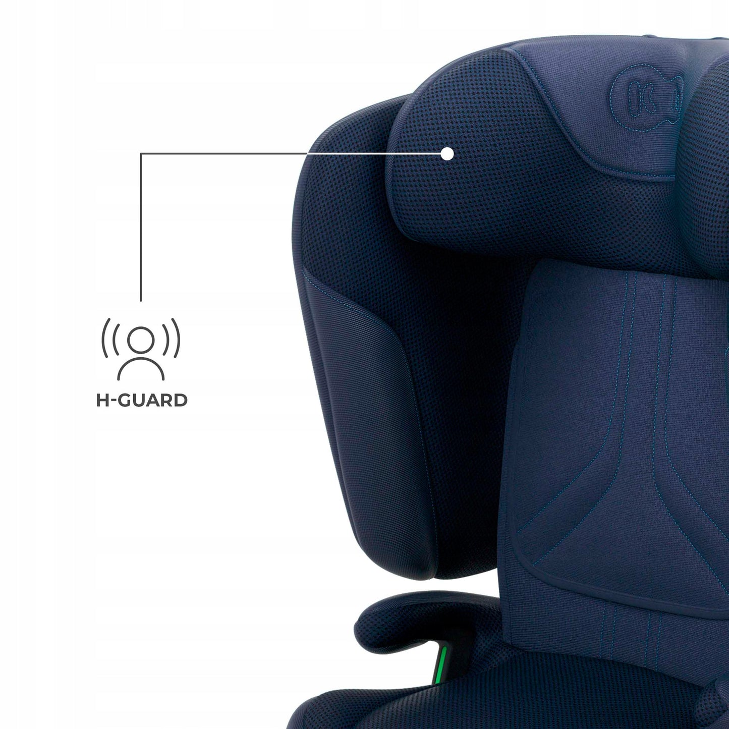 Kinderkraft Automobilinė kėdutė 3,5-12 metų 100-150 cm 15-36 kg UNITY 2 Tamsiai mėlynos spalvos