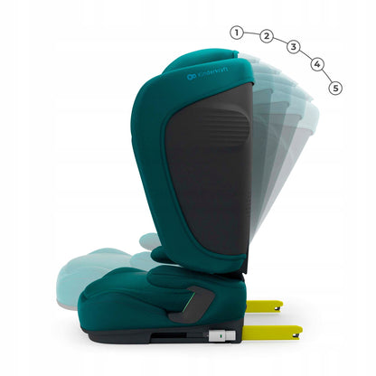 Automobilinė kėdutė 3,5-12 metų, 100-150 cm, 15-36 kg UNITY 2 Žalias Kinderkraft