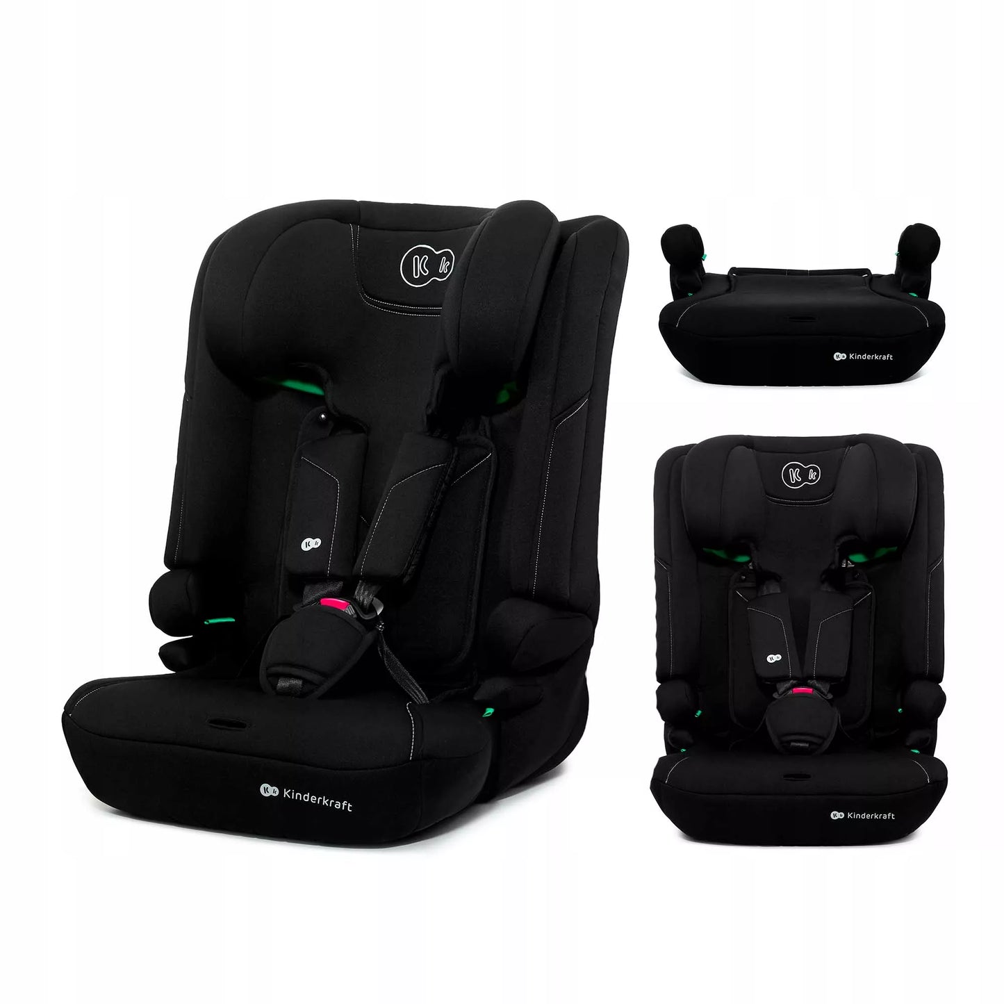 Kinderkraft automobilinė kėdutė 76-150 cm 9-36 kg I-COMFY i-Size juoda