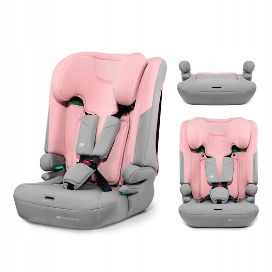Kinderkraft vaikiška automobilinė kėdutė 76-150 cm 9-36 kg I-COMFY i-Size Rožinė