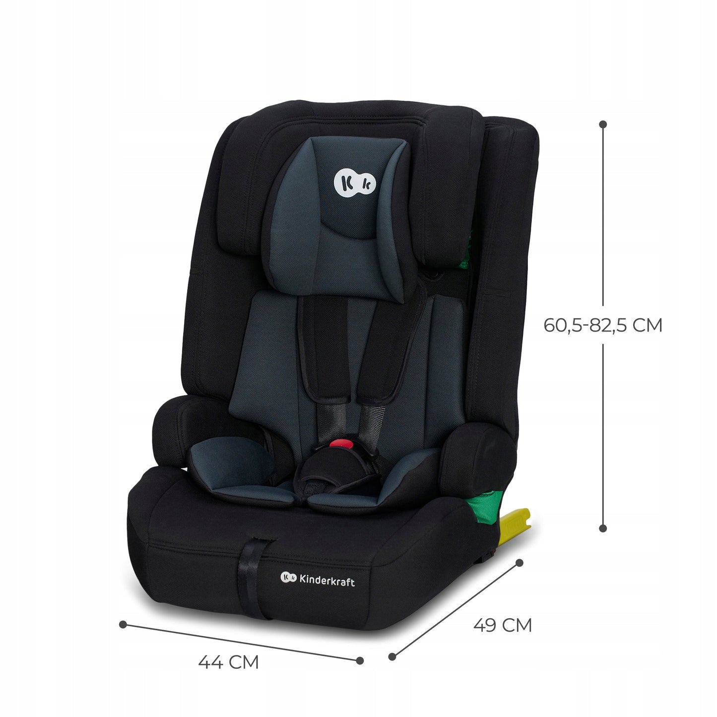 Kinderkraft Automobilinė kėdutė 76-150 cm 9-36 kg ISOFIX SAFETY-FIX i-Size