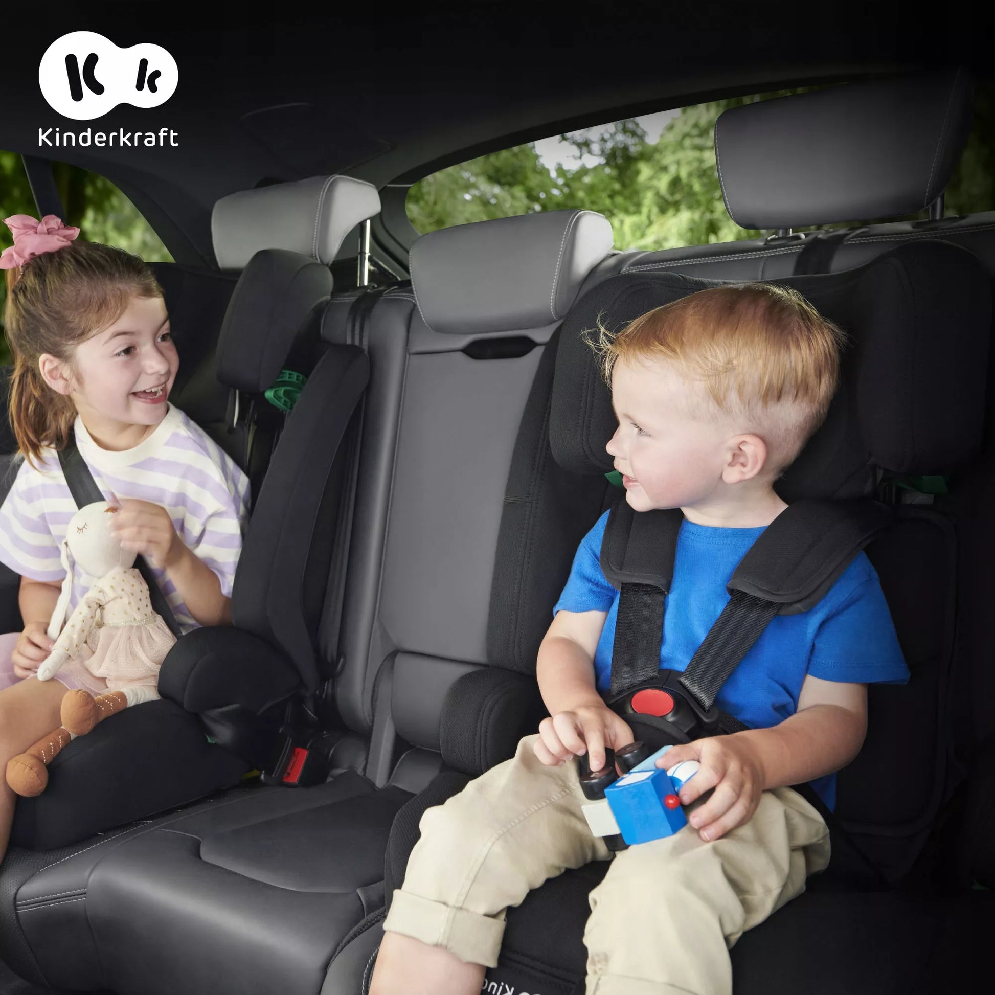 Kinderkraft Automobilinė kėdutė 76-150 cm 9-36 kg ISOFIX SAFETY-FIX i-Size