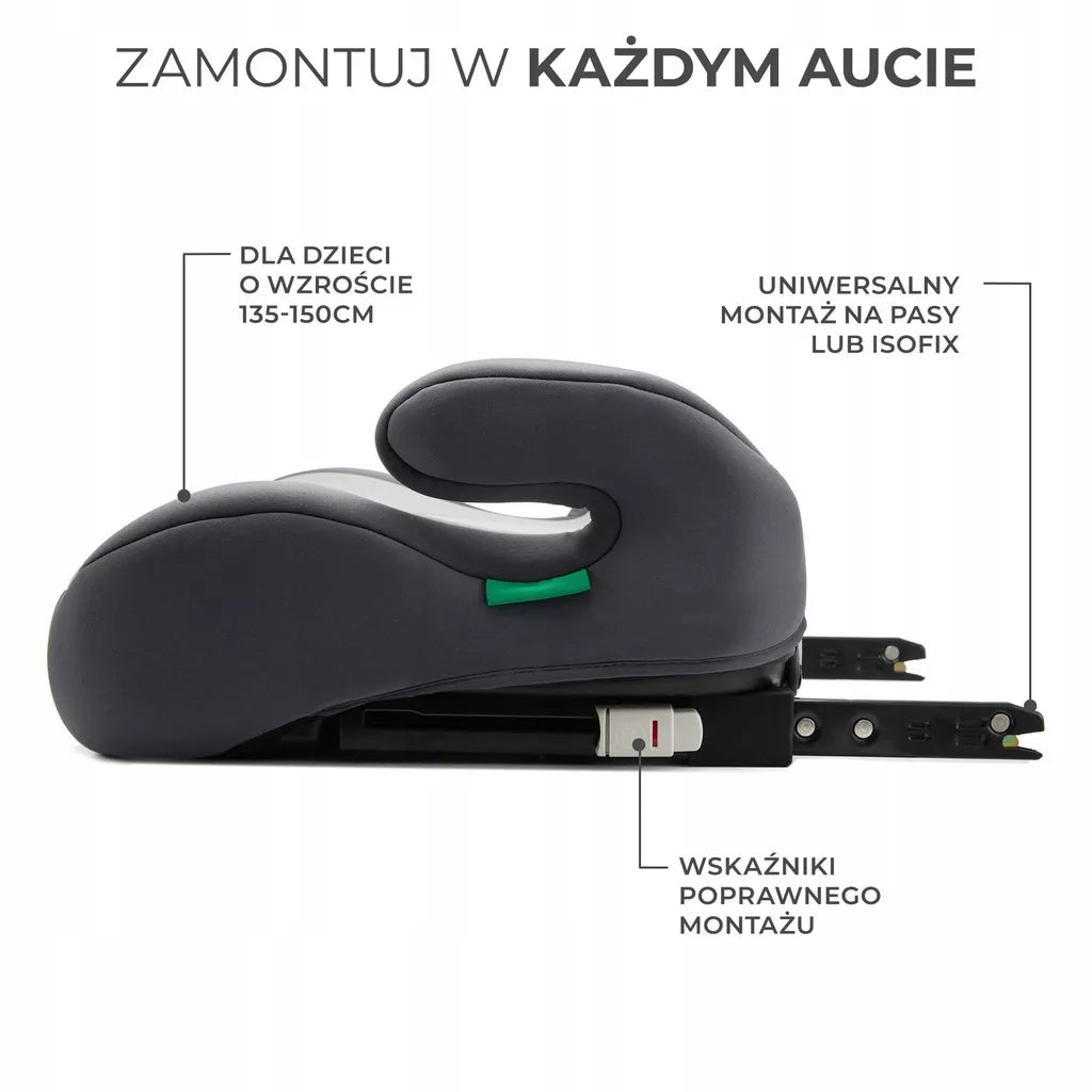Kinderkraft i-Boost automobilio paaukštinimas ISOFIX 15-36 kg